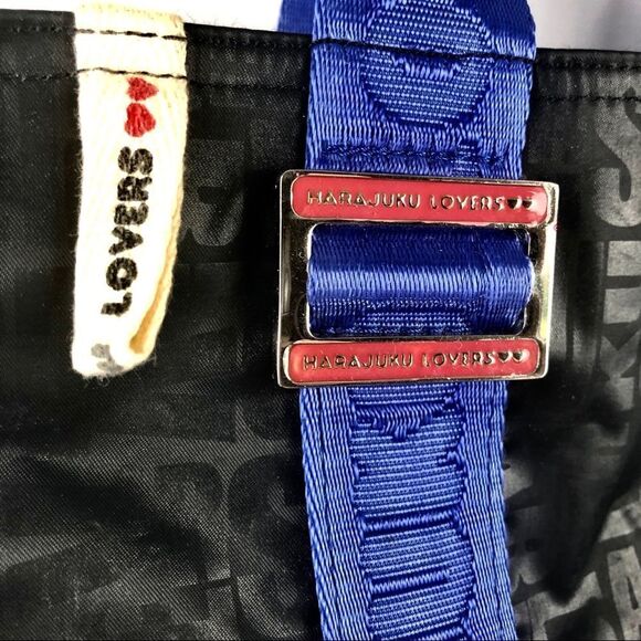 HARAJUKO Lovers Extra Large Black Manifesto Tote - Picture 4 of 13